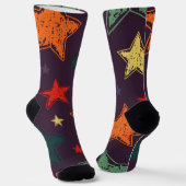 Chaussette Motif d'étoiles (Angulaire)