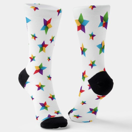 Chaussette Motif d'étoiles (Angulaire)