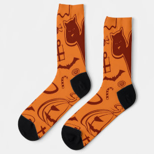 Chaussette Motif d'Halloween