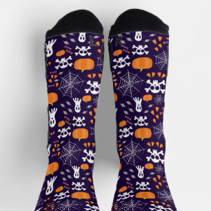 Chaussette Motif d'Halloween amusant