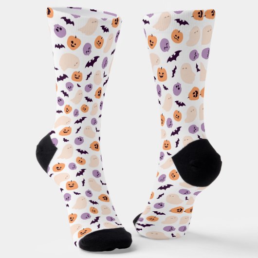 Chaussette Motif d'Halloween pour enfants amusants (Angulaire)