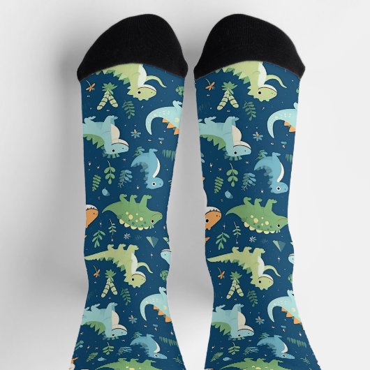 Chaussette Motif Dinosaur bébé (Haut)