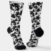 Chaussette Motif d'ombre Palm Tree (Angulaire)
