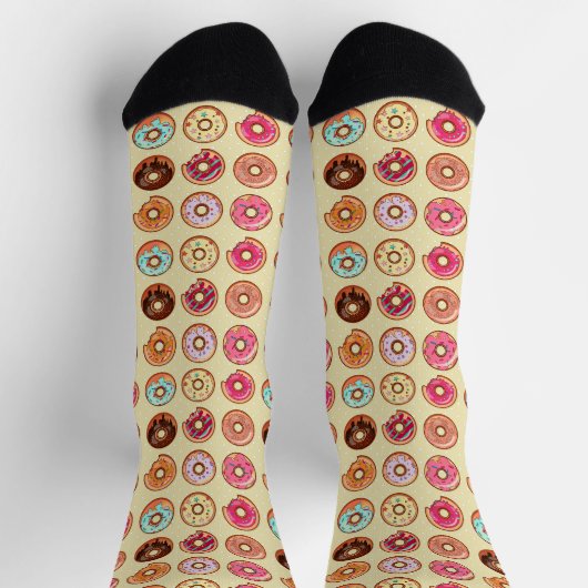 Chaussette Motif Doughnut mou (Haut)