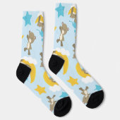 Chaussette Motif D'Ours, Mignonnes Ours, Nounours, Étoiles (Droite)