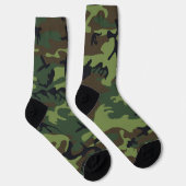 Chaussette Motif du Camouflage Vert, Motif militaire, Armée (Droite)