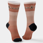 Chaussette Motif du canyon de Sandstone du sud-ouest (Angulaire)