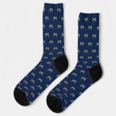 Chaussette Motif du contrôleur de jeu vidéo rétroactif (Gauche)