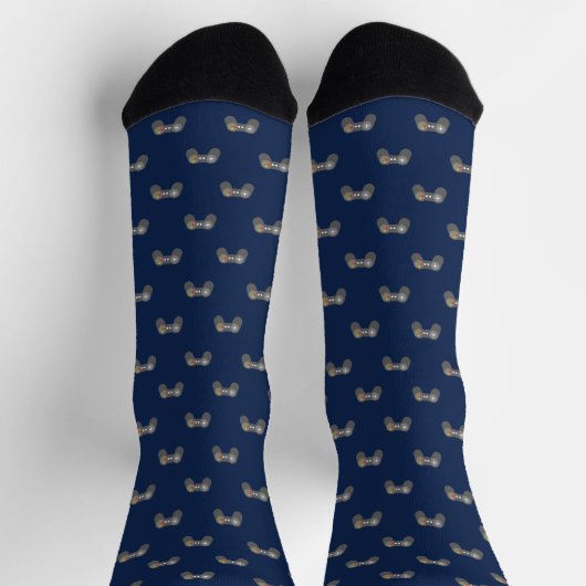 Chaussette Motif du contrôleur de jeu vidéo rétroactif (Haut)
