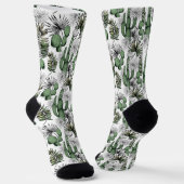 Chaussette Motif du désert de Cactus (Angulaire)