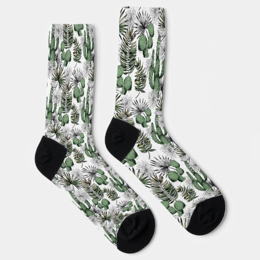 Chaussette Motif du désert de Cactus (Droite)