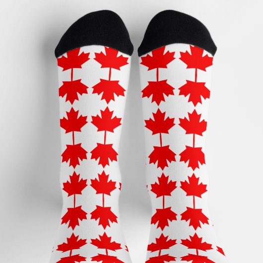 Chaussette Motif du drapeau du Canada (Haut)