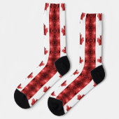 Chaussette Motif du drapeau du Canada (Gauche)