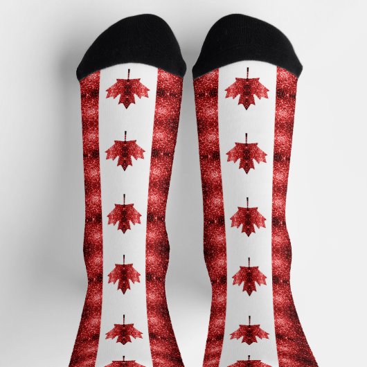 Chaussette Motif du drapeau du Canada (Haut)