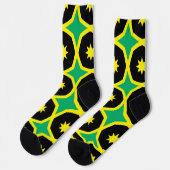 Chaussette Motif du drapeau jamaïcain (Gauche)