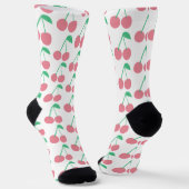 Chaussette Motif du marché des fruits de cerises (Angulaire)