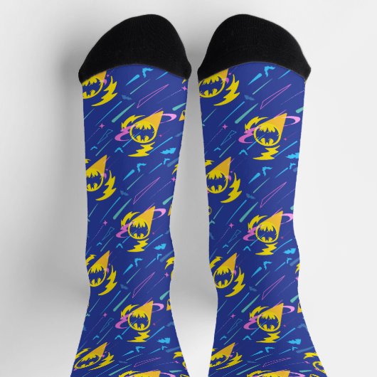 Chaussette Motif du signal de chauve-souris Batman (Haut)