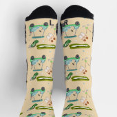 Chaussette Motif d'une journée de golf (Haut)