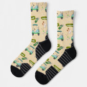 Chaussette Motif d'une journée de golf (Gauche)