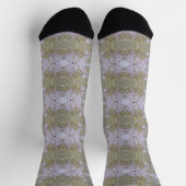 Chaussette Motif Écorce d'Arbre Mousse Lichen (Haut)