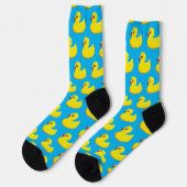 Chaussette motif en caoutchouc jaune (Gauche)