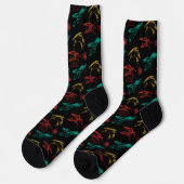 Chaussette Motif en chef Dragon (Gauche)