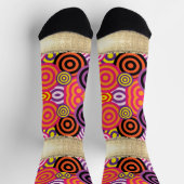CHAUSSETTE MOTIF ET OR (Haut)