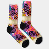 CHAUSSETTE MOTIF ET OR (Droite)