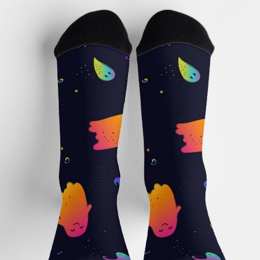 Chaussette Motif fantôme (Haut)