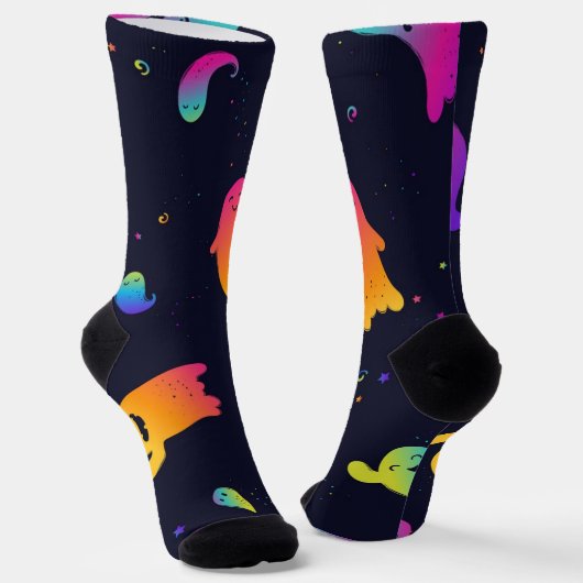 Chaussette Motif fantôme (Angulaire)