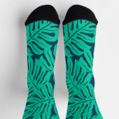 Chaussette motif feuille (Haut)