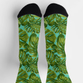 Chaussette motif feuille (Haut)