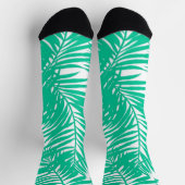 Chaussette motif feuille (Haut)