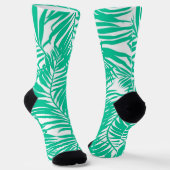 Chaussette motif feuille (Angulaire)