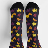 Chaussette Motif Feuille d'automne (Haut)