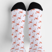 Chaussette Motif Flamant Rose (Haut)