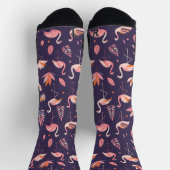 Chaussette Motif Flamant rose Paradise (Haut)
