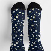 Chaussette Motif Fleurs délicates (Haut)