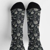 Chaussette Motif Fleurs Gothiques (Haut)