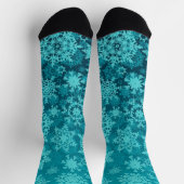 Chaussette Motif flocon de neige (Haut)