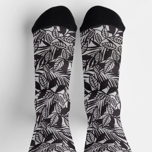 Chaussette motif floral Abstrait (Haut)