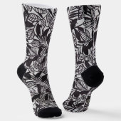 Chaussette motif floral Abstrait (Angulaire)