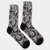 Chaussette motif floral Abstrait (Droite)