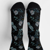 Chaussette Motif floral et cachemire complexe (Haut)