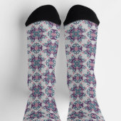 Chaussette Motif floral Ikat coloré (Haut)