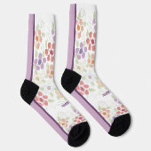 Chaussette Motif floral pastel (Droite)