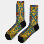 Chaussette Motif floral persan décoratif complexe (Gauche)