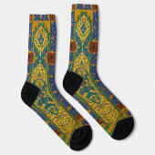 Chaussette Motif floral persan décoratif complexe (Droite)