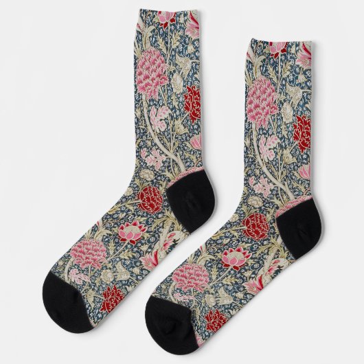 Chaussette Motif floral, William Morris (Gauche)