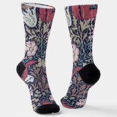 Chaussette Motif floral, William Morris (Angulaire)